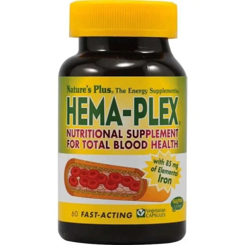 Natures Plus Hema-Plusex Ii, 60 tablete