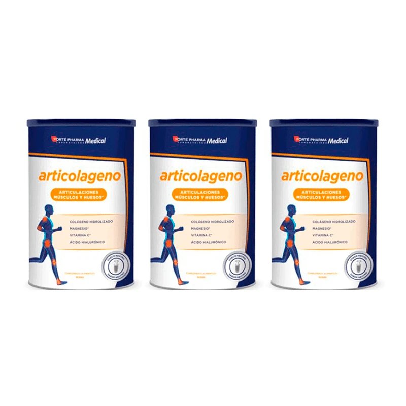 Forté Pharma Triplo Medical Articolageno Aromă neutră 3 x 300 g