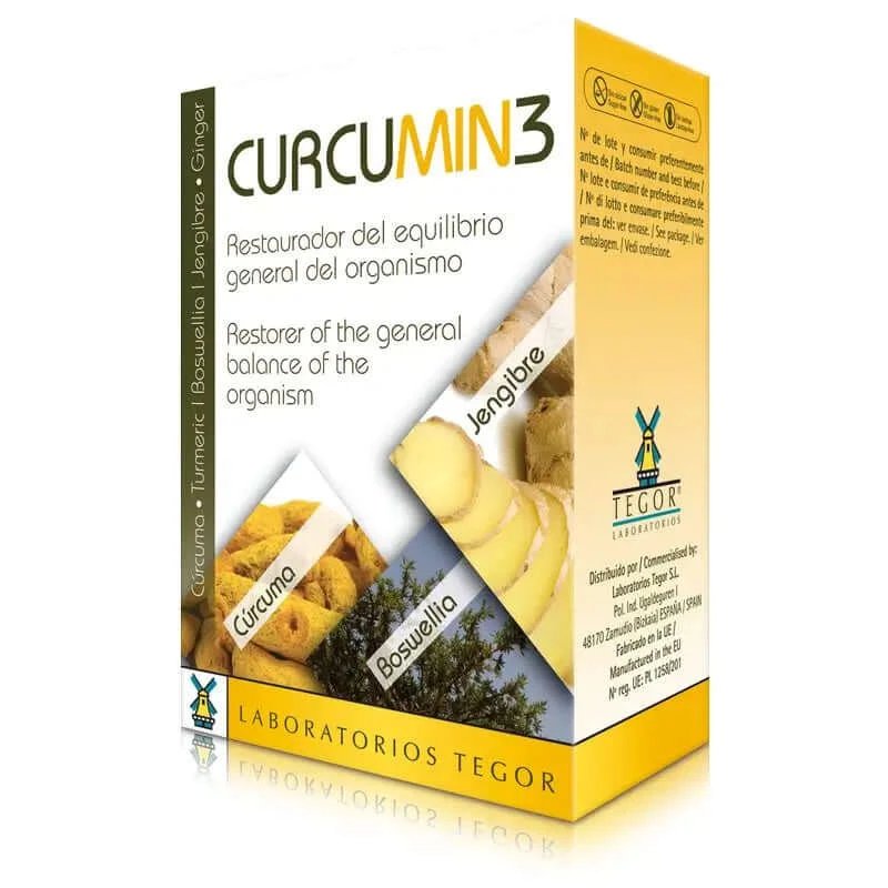 Tegor Curcumin 3 , 30 comprimate