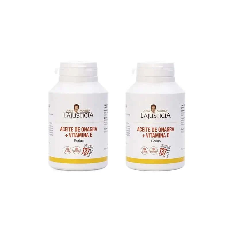 Ana Maria Lajusticia Ulei de Evening Primrose + Vitamina E, 2x275 perle