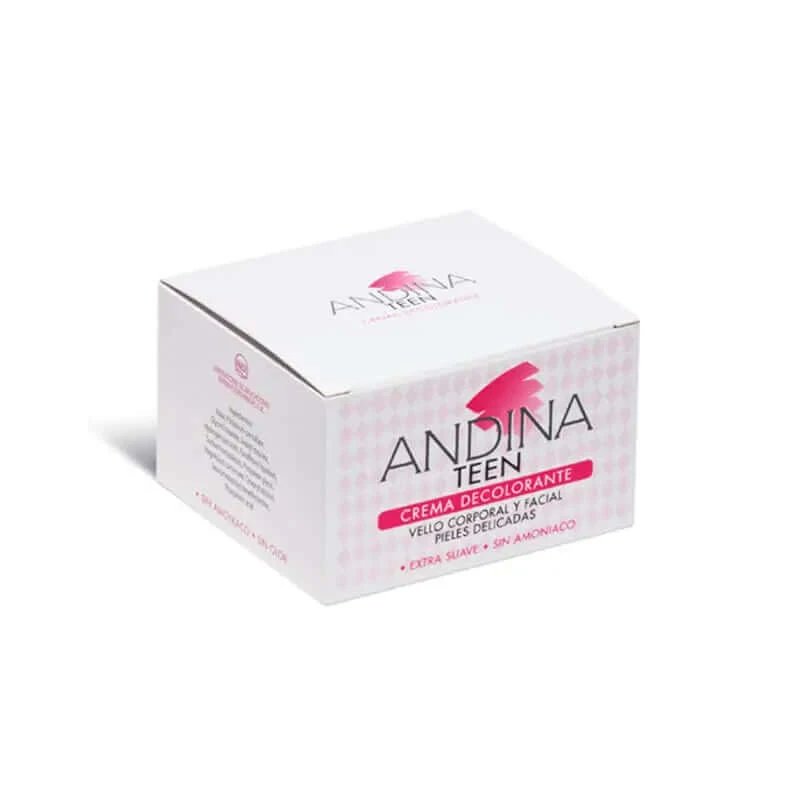 Andina Teen Cremă de albire pentru piele delicată 30 gr + pulbere acceleratoare 10 gr