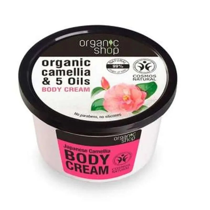 Organic Shop Cremă de corp cu Camelia japoneză 250Ml.