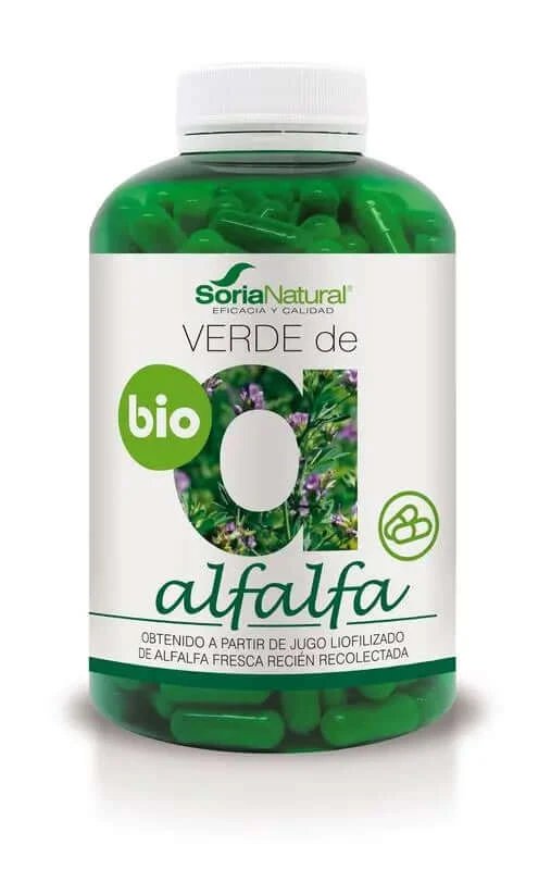 Soria Natural Verde Alfalfa, 240 Capsule de 630 Mg