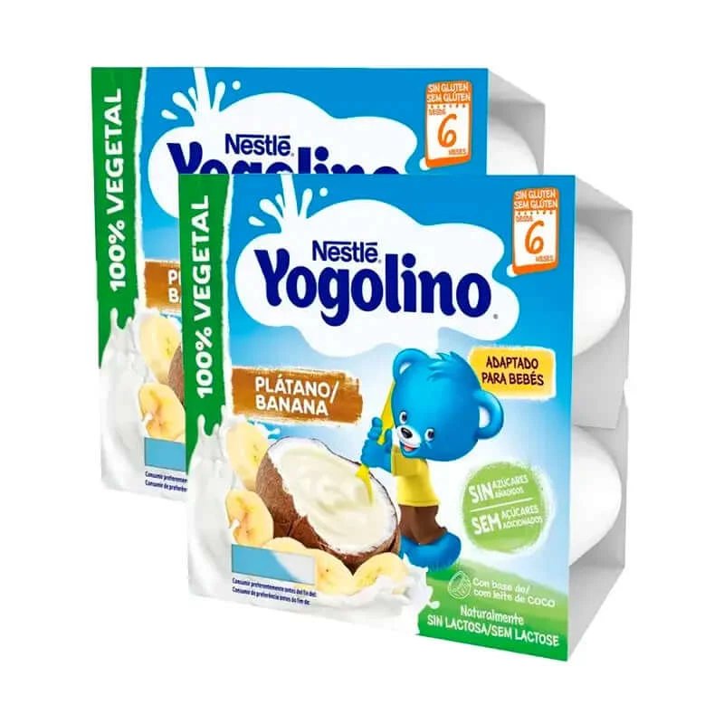 Yogolino Coconut Banana , Pachet 2 , 4X90G