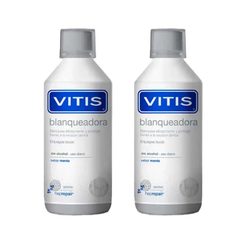 VITIS Duplo Clătire bucală de albire 2x500 ml