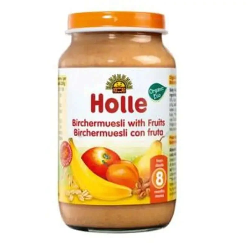Holle Muesli cu fructe 8 luni 220Gr. Eco