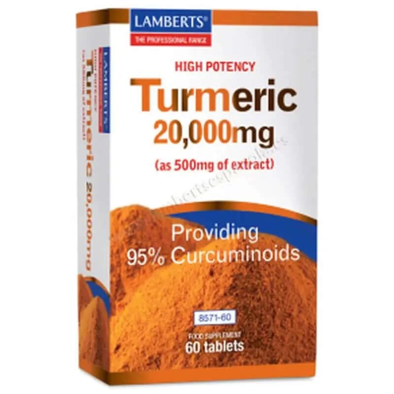 Lamberts Turmeric Curcuma , 60 comprimate