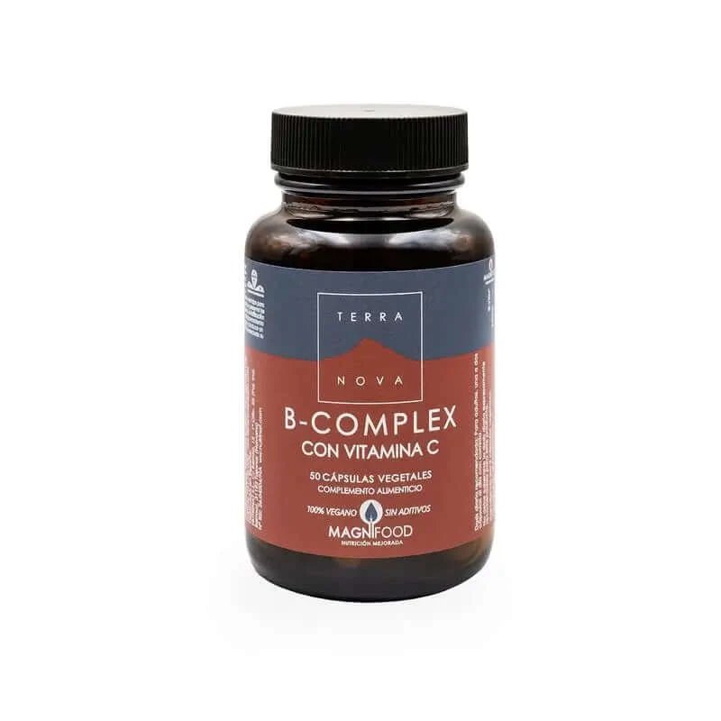 Terranova Complex B cu vitamina C , 50 capsule