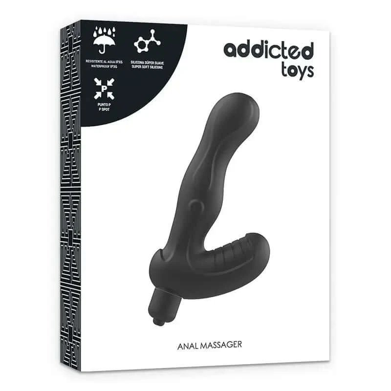 Addicted Toys Stimulator de prostată anal, silicon P-Spot Vibe