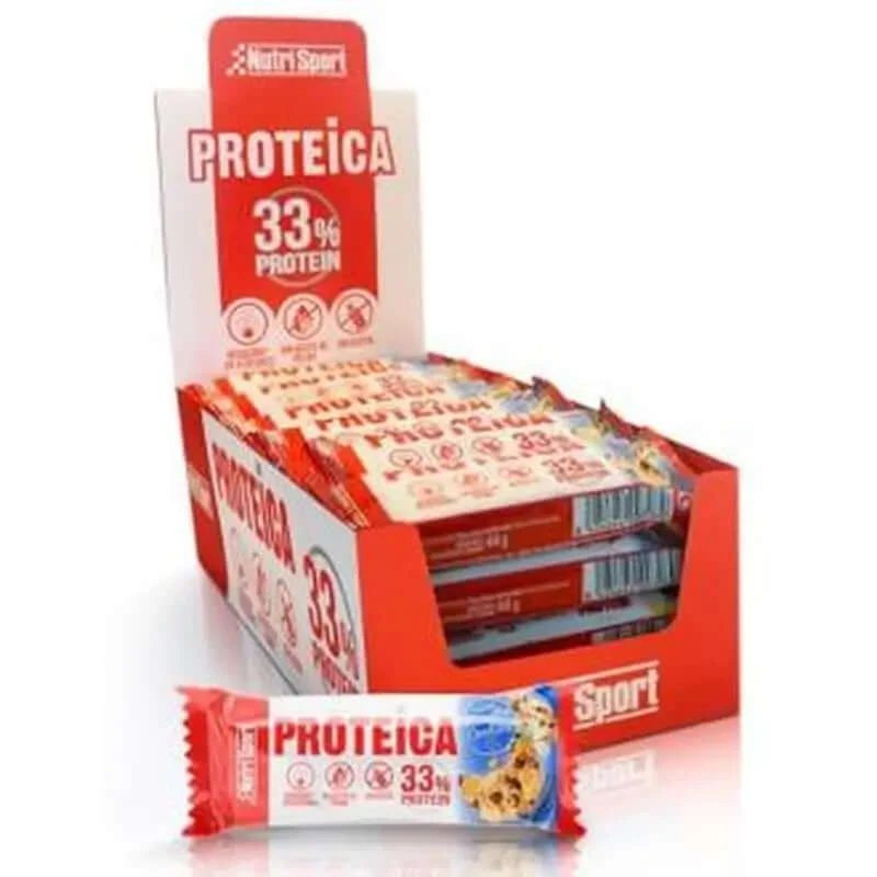 Nutrisport Protein Bar Vanilie-Cookies Box 24Uds