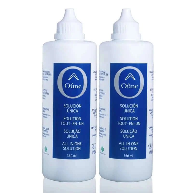 Oune Soluție unică lichid pentru lentile, 2x360 ml