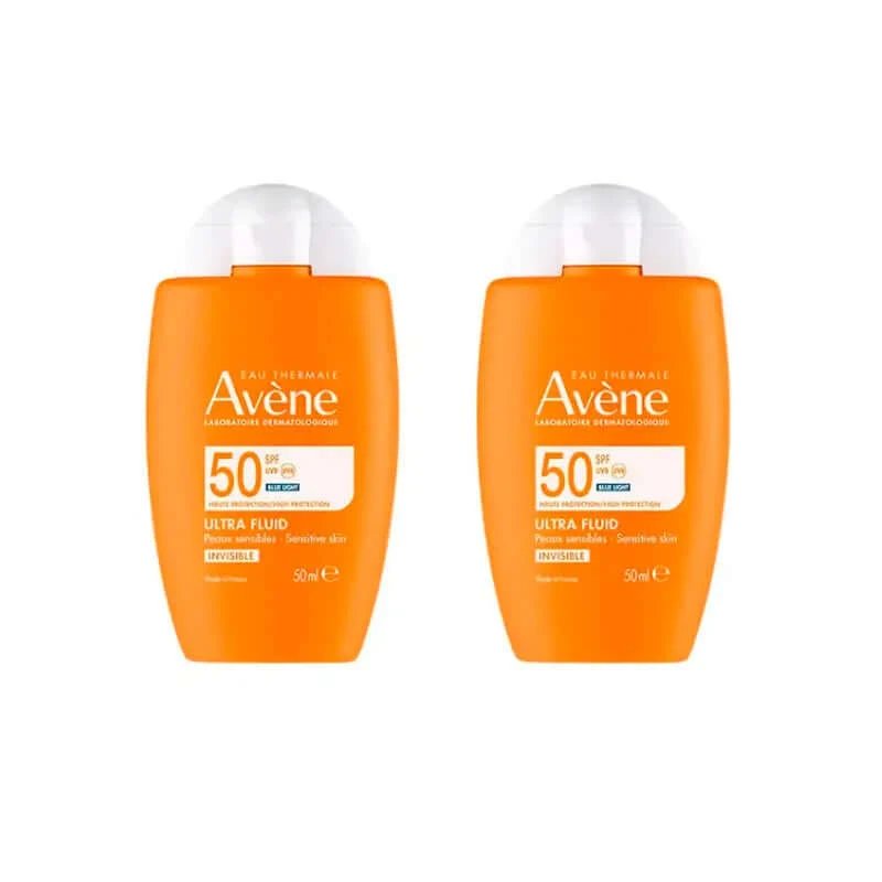 Avène Ultra Invisible Fluid Spf50, 2X50 Ml