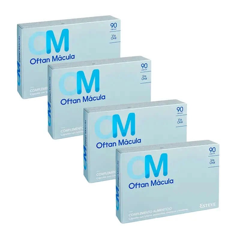 Pack 4 Oftan Macula Supliment alimentar, 90 capsule