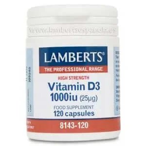 Lamberts Vitamina D3 1000Ui 120 capsule