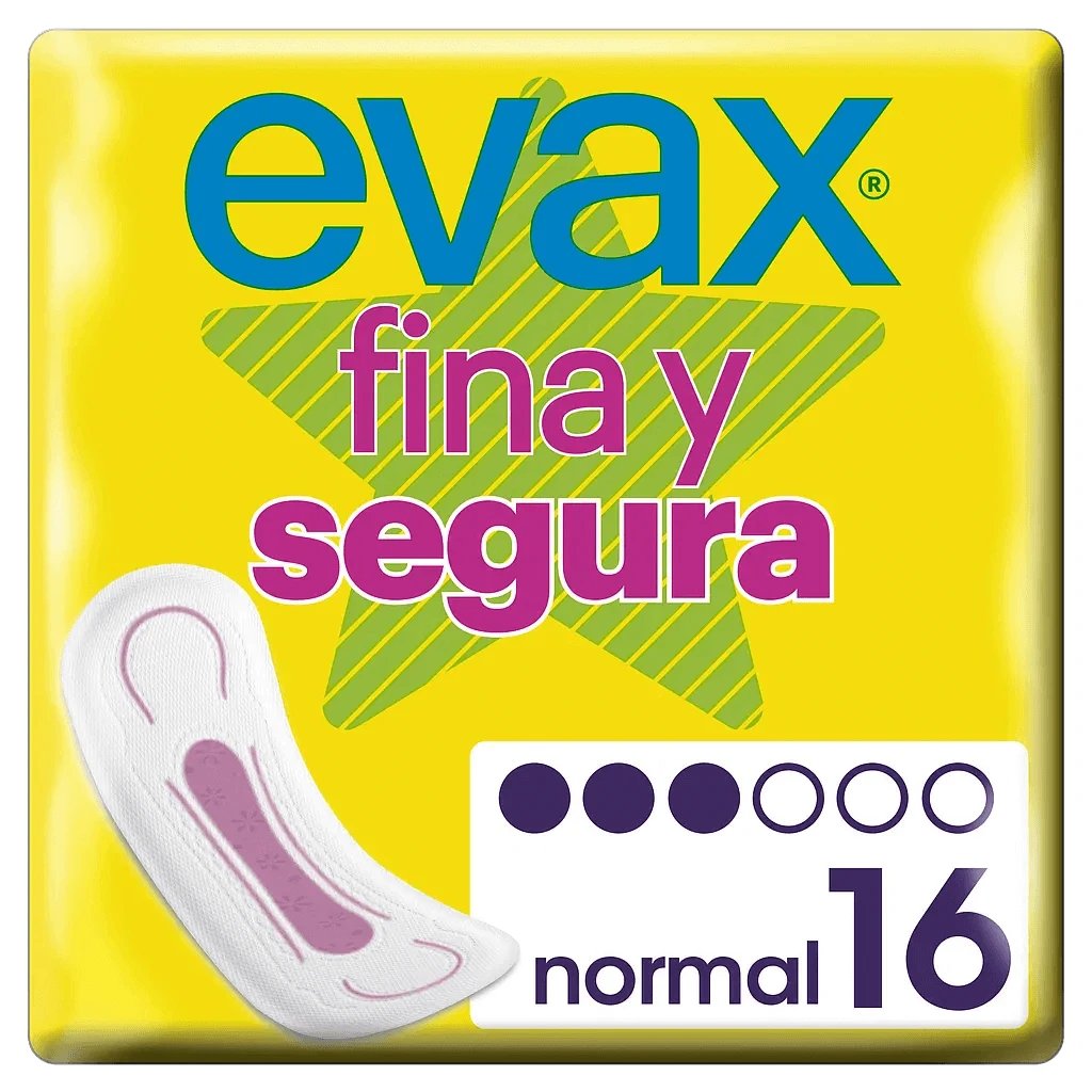 Evax Fina y Segura Normal Compresas 16 unități