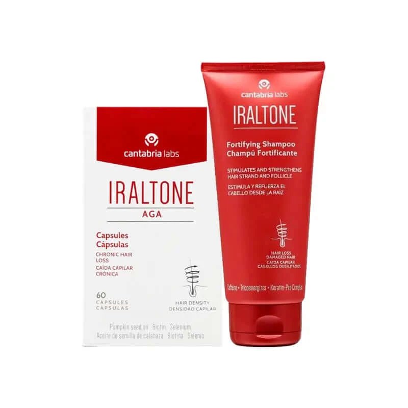 Iraltone Pack Aga 60 Capsule + Șampon 200 Ml