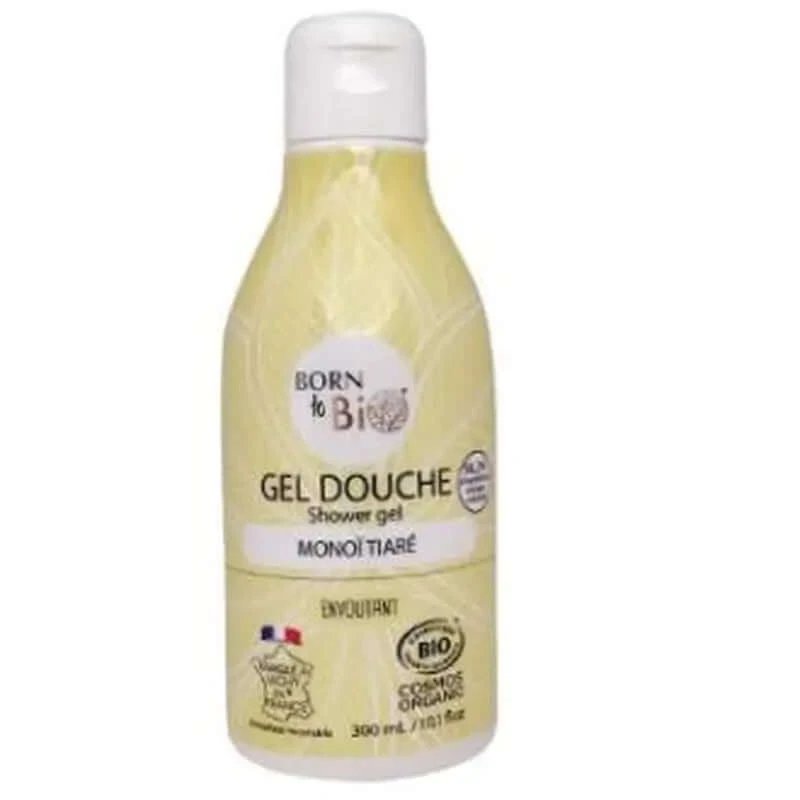 Born To Bio Gel de duș cu nucă de cocos și Monoi 300Ml. Bio