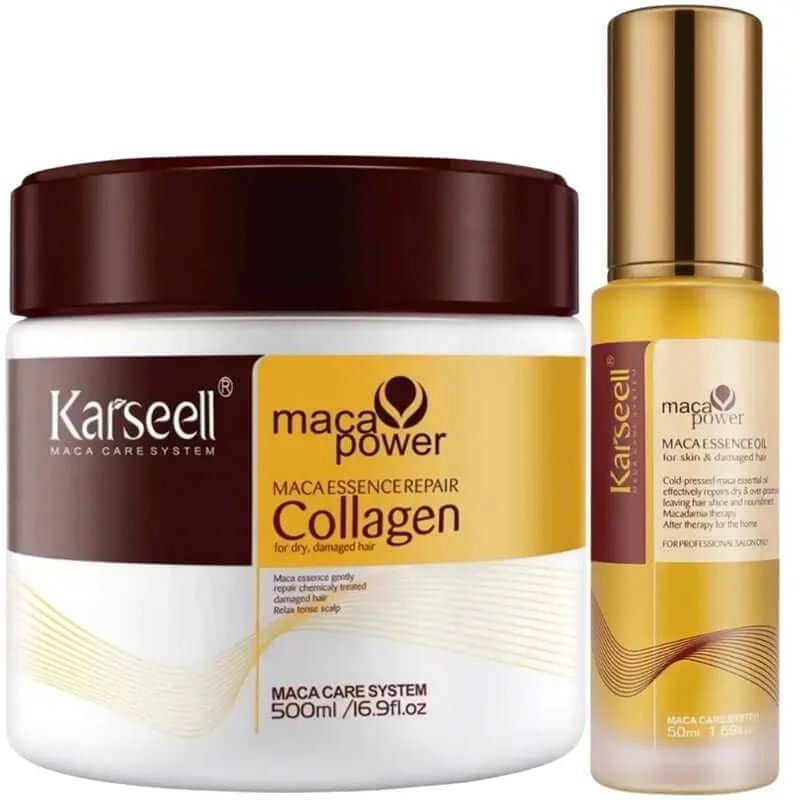 Karseell Pack Mască și ulei de păr , 550 ml