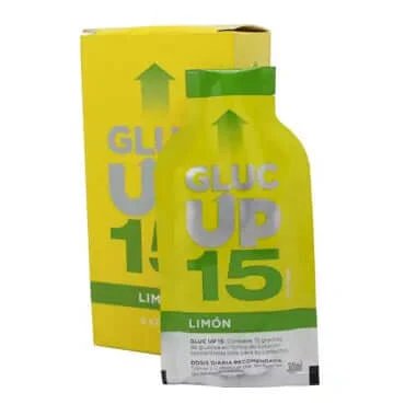 Gluc Up 15 Faes Farma Aromă de lămâie 5 sticks-uri