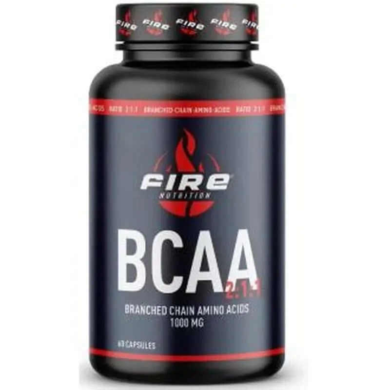 Fire Nutrition Bcaa Ratio 2:1:1 1000Mg 60 Capsule