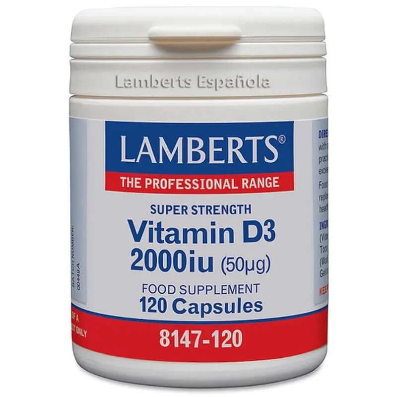 Lamberts Vitamina D 2000 Ui (50 ?G) , 120 capsule