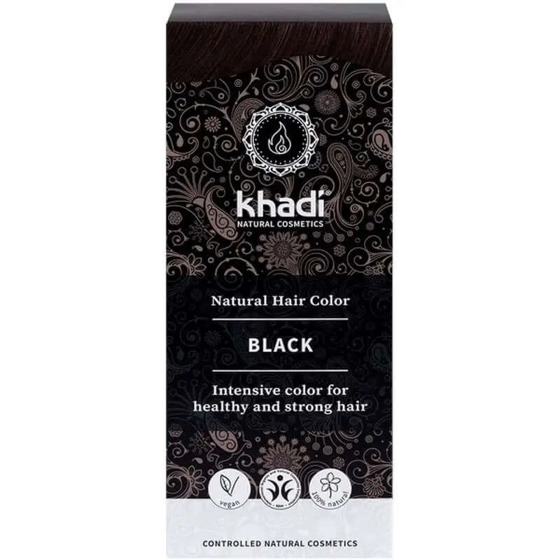 Khadi Herbal Colour Negru , 100 gr
