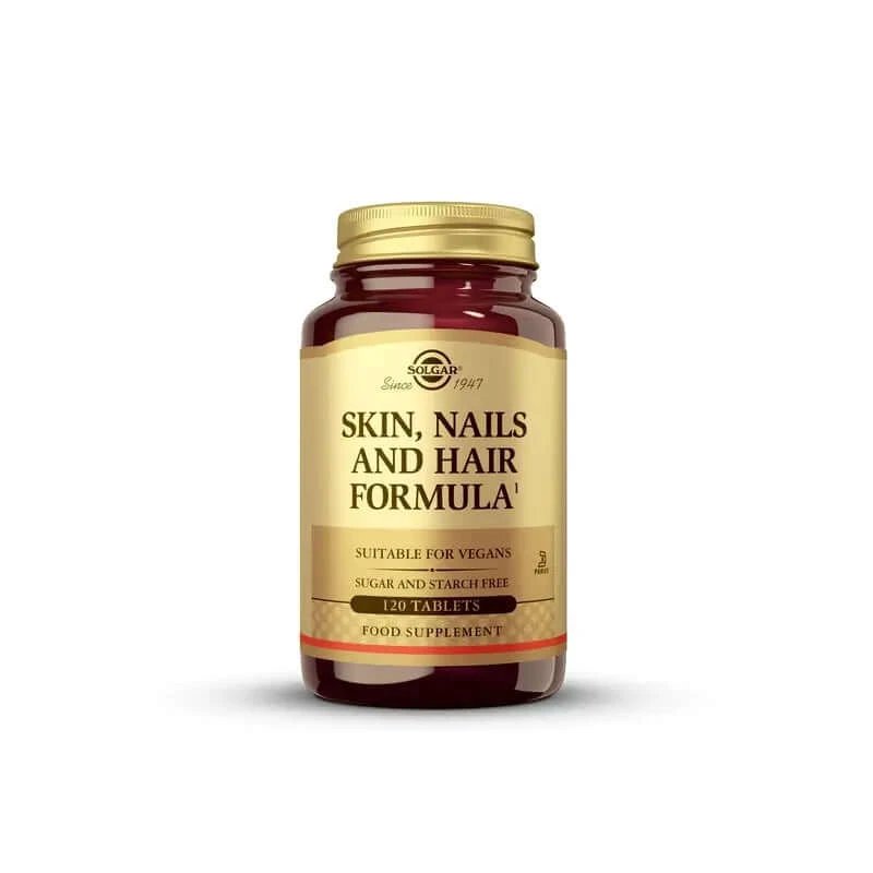 Solgar Hair Skin & Nails, 120 comprimate