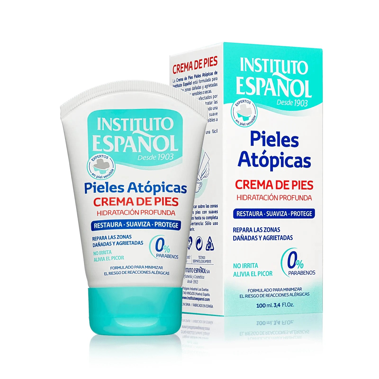 Instituto Español Atopic Skin Foot Cream Tube - 100 Ml