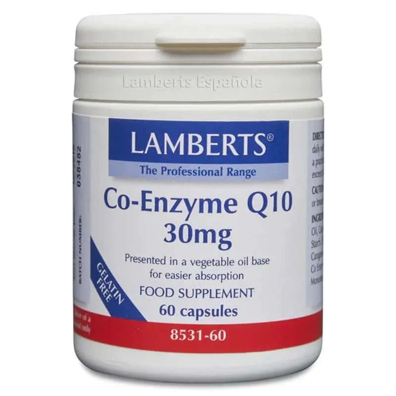 Lamberts Co-Enzyme Q10 30Mg , 60 comprimate