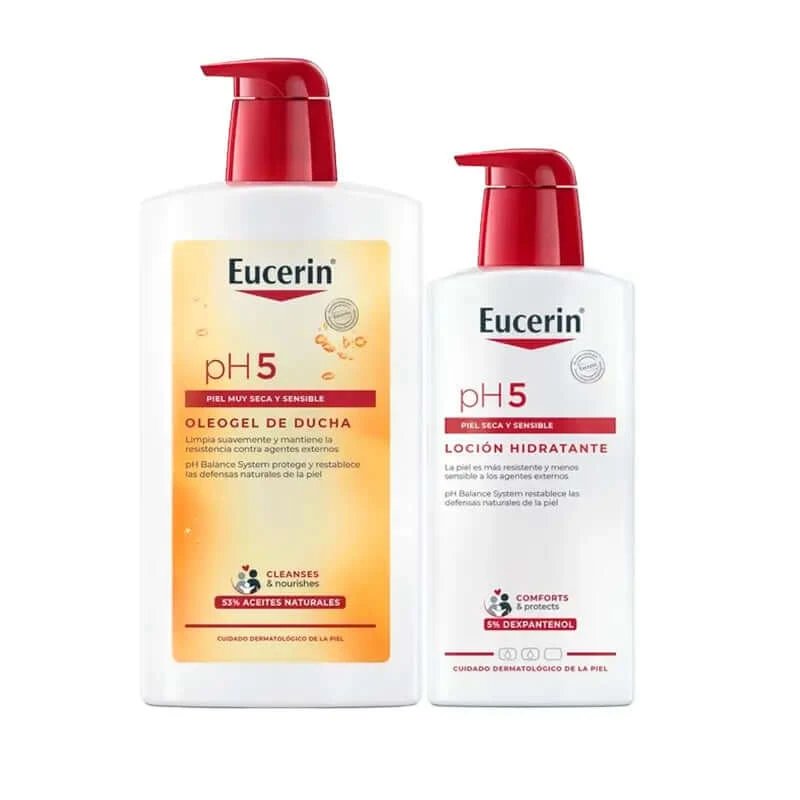 Pachet Eucerin Oleogel + Loțiune