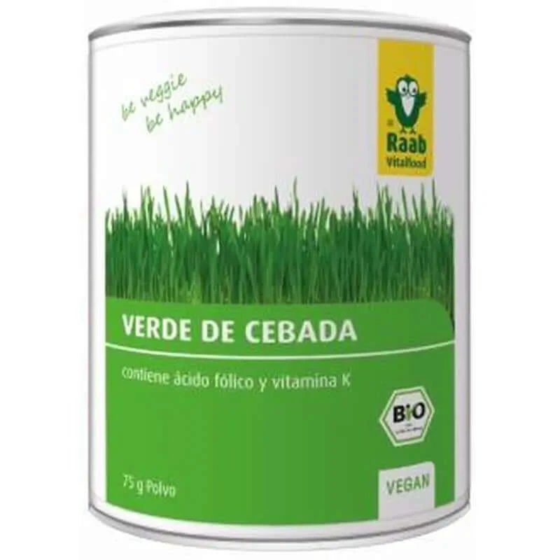 Raab Vitalfood Green Barley Powder 75Gr Bio Sg Vegan