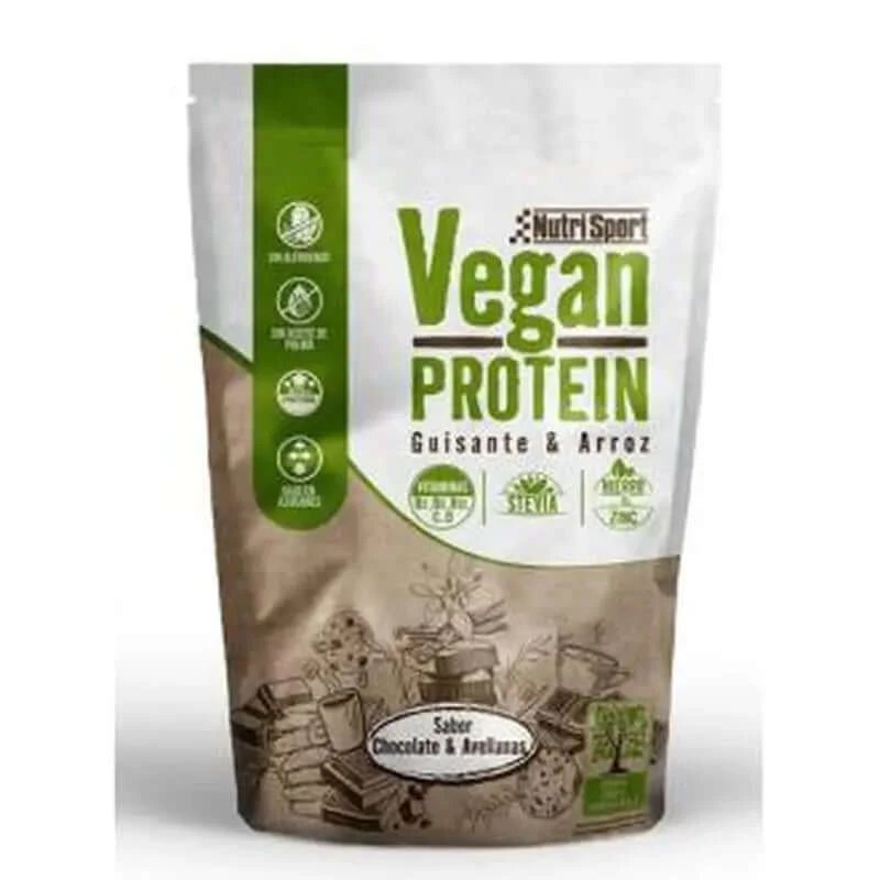 Nutrisport Vegan Protein Chocolate-Hazelnut Bag 468Gr
