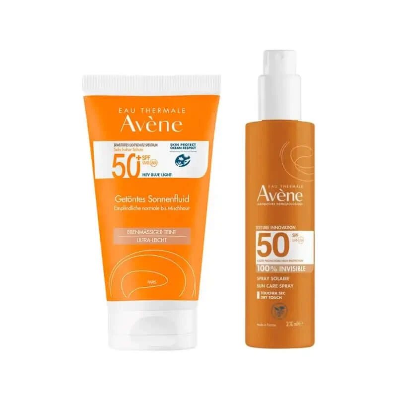 Avène Fluid Spf 50+ Color 50 Ml + Spray Invisible Spf 50 200 Ml