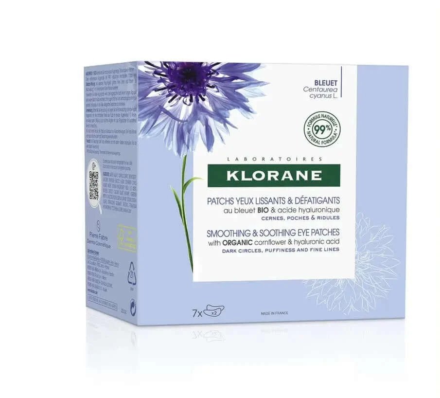 Klorane patch-uri Cornflower 7 Blister x 2 patch-uri
