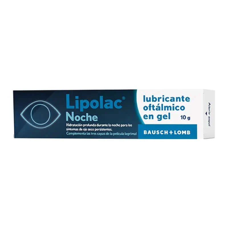 Lipolac Night Gel oftalmic , 10 g