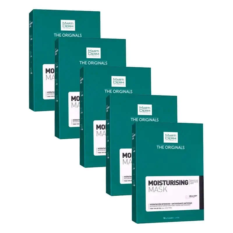 Martiderm Moisturising Mask Mască hidratantă intensivă, 5 X 10 unități