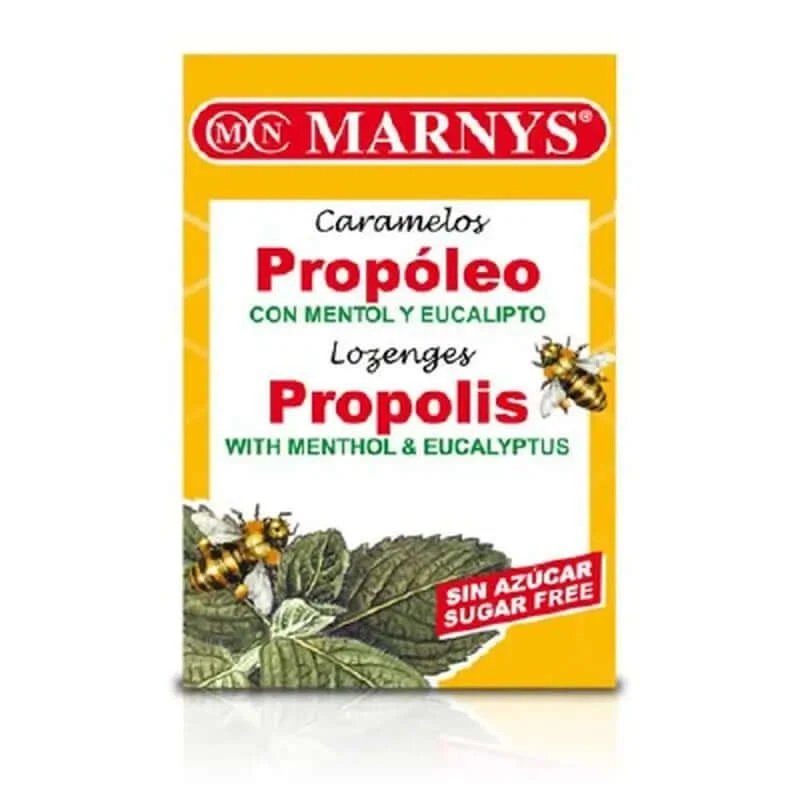 Marnys Propolis Mentol & Eucalipt Dulciuri fără zahăr,
