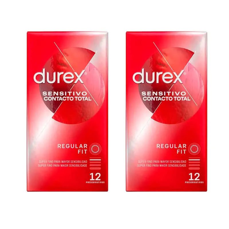 Pachet de prezervative Durex Super Thin Contact, 12 x 2