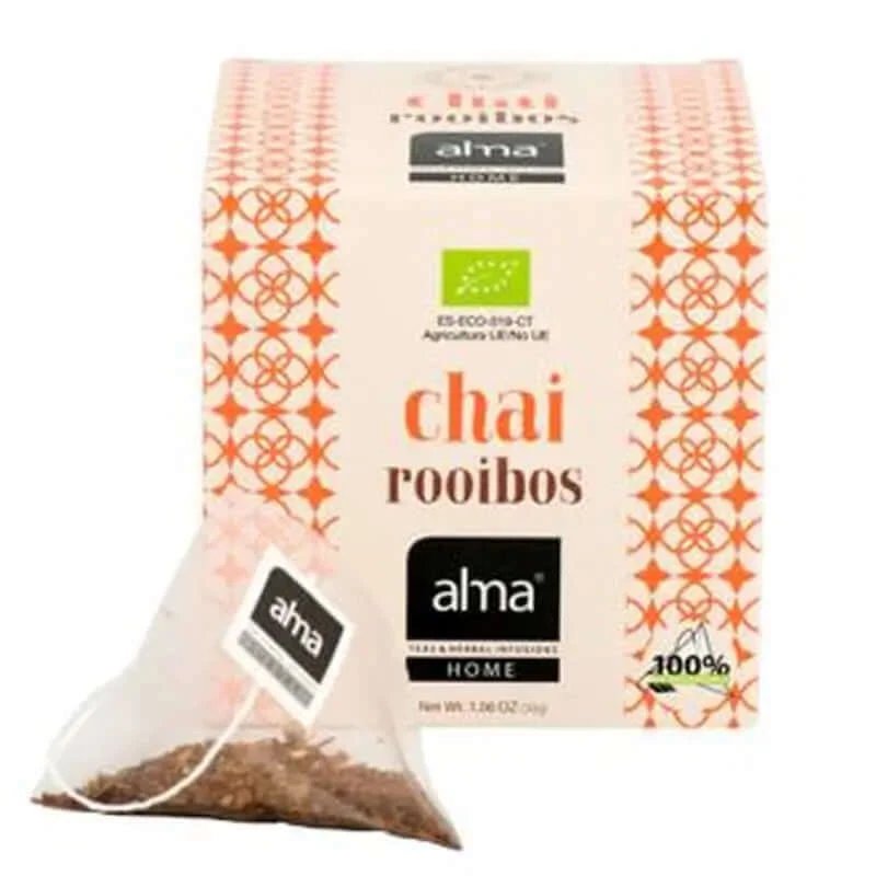 Alma Home Rooibos Chai Infuzie 15Piramide. Eco-vegan