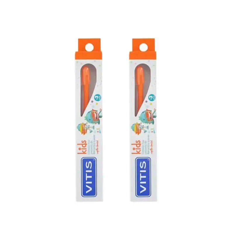 Periuță de dinți pentru copii Vitis Kids +3 ani, 2 unități