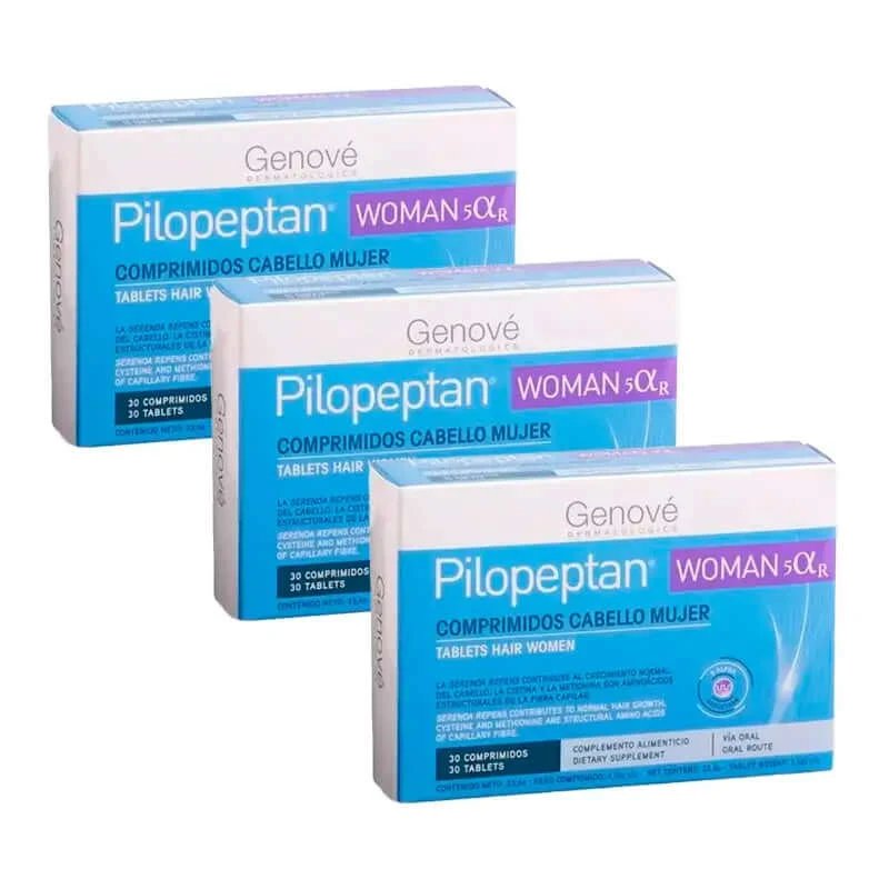 Pilopeptan Woman Hair Woman, pachet 3 x 30 comprimate