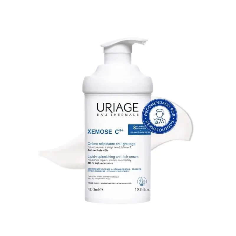 Uriage Xemose C8+ Cremă împotriva mâncărimilor cu efect relipidizant 400ml