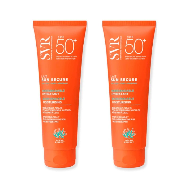 Svr Duplo Sun Secure Lait Biodegradabil Spf 50+ , 2 X 250 Ml