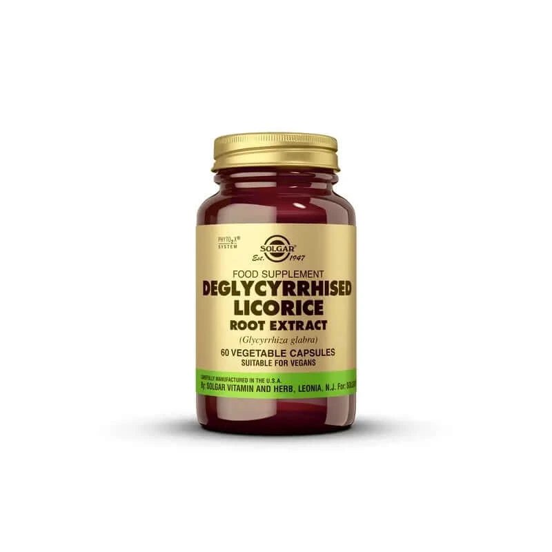 Solgar Licorice Deglycyrrhizinated, 60 capsule