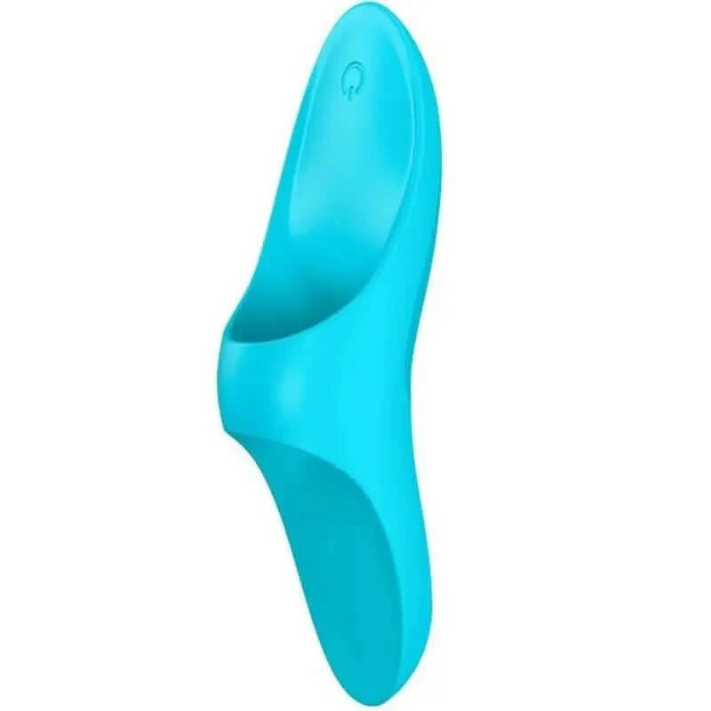 Satisfyer Vibrator Teaser Degetar Vibrator - Albastru deschis
