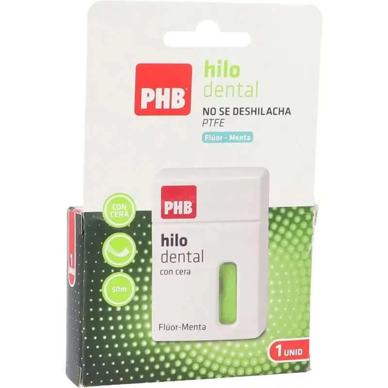 Ață dentară PHB cu fluorură de mentă
