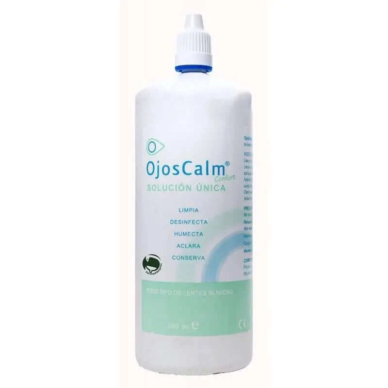Ojoscalm Soluție unică lichid pentru lentile, 360 ml