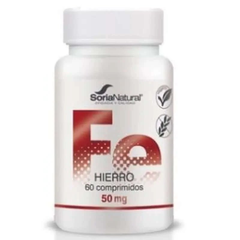 Soria Natural Iron Sustained Release 50Mg 60 comprimate