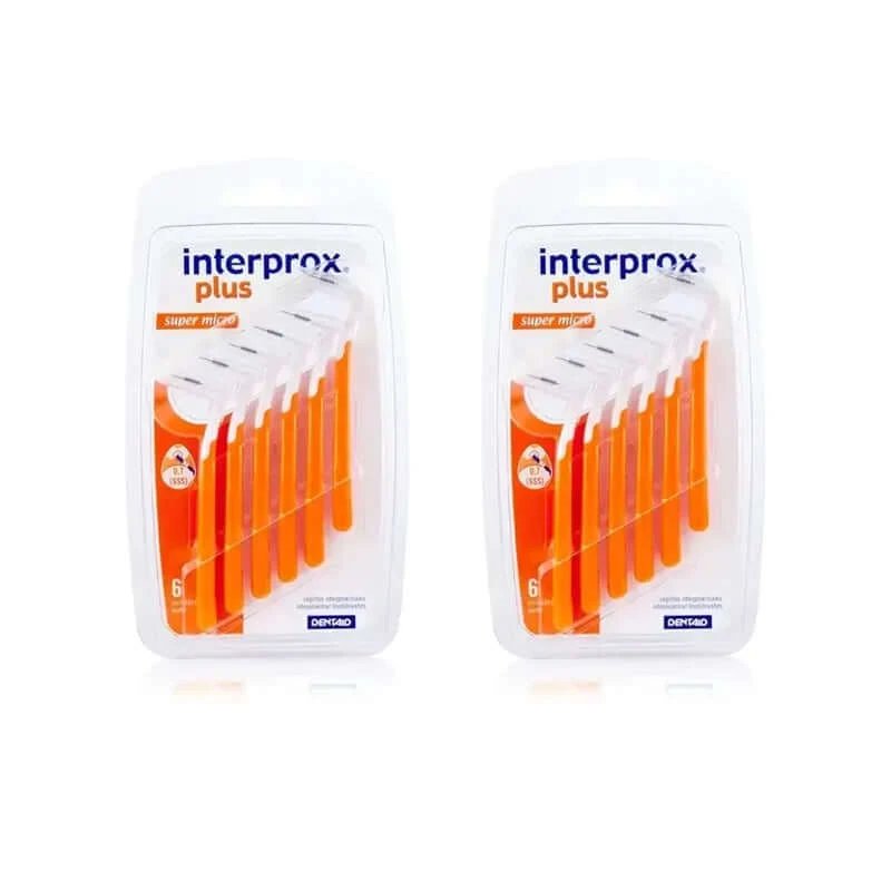 Interprox Plus Interproximal Super Micro Periuță de dinți 2X6 unități