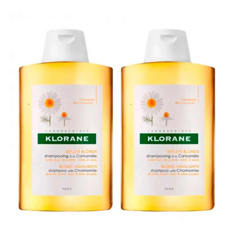 Pachet de șampon cu mușețel Klorane, 400 ml